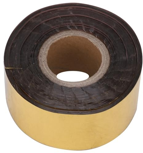 Hei?folie,120 Meter/Rolle Hei?pr?gefolie DIY Dekorationszubeh?r Hot Stamping Folie Papier Leder Tuch Paket Box (Golden)