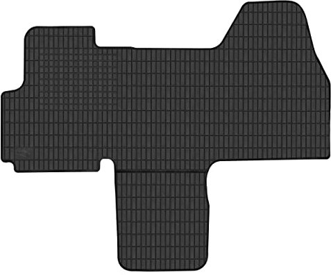 Bär-AfC CI06177nWB Gummimatten Auto Fußmatten Schwarz, Erhöhter Rand, Set 1-teilig, Passgenau für Citroen Jumper Typ 250 Baujahr 2006-2014