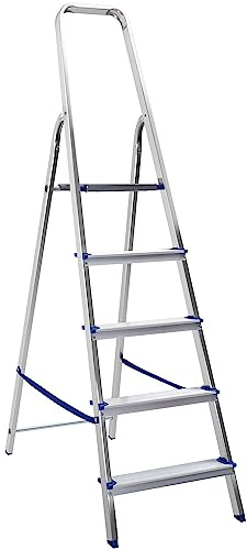 FRAMAR Scala Europiuma 5 Gradini in Alluminio - Portata 150 Kg