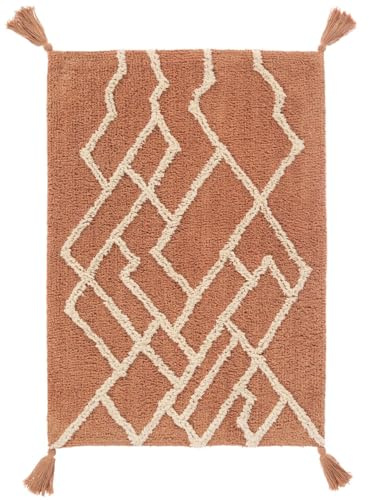 RugVista Riviera Badematte, Rechteckig, 60 x 90 cm | Moderne, Niedriger Stapel, Maschinenwäsche, Oeko-Tex 100, Badezimmer