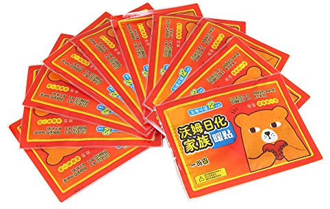 Body Warmer Stick, 10pcs Adhesive Warm Sticker Patch Foot Warmers Heating Pad Self-Adhesive Winter Warm Paste for Hand Warmers Pad, for Travel, Home and Office