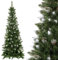 SPRINGOS künstlicher Weihnachtsbaum Diamantkiefer Slim Kunstschnee und Zapfen 250 cm