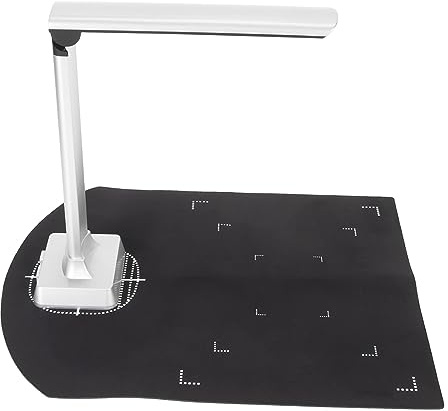 Tragbarer Dokumentenscanner, 12 MP, 3840 x 2880 Auflösung, Fanggröße, anhebbare Dokumentenkamera, professioneller USB-Buchscanner für Lehrer, Online-Unterricht, Studenten Fernunterricht