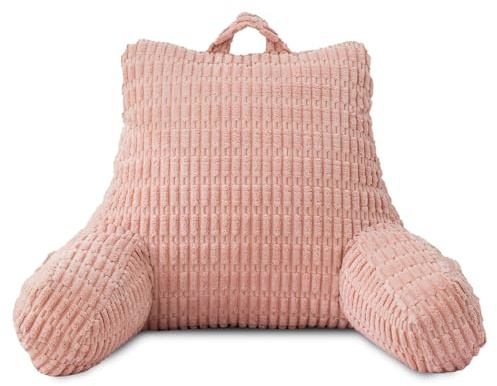 Holawakaka Lesekissen für Erwachsene, Kinder, Teenager, Cord, Rückenlehne, Lesekissen mit Armlehnen