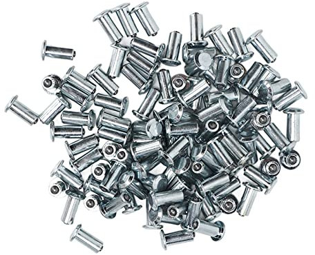 100 Stücke Reifen Spikes Starke Anti-Rutsch-Schneereifen Spikes Universal Auto Rad Reifen Spikes ATV UTV Gabelstapler Geländewagen Traktor ATV UTV Silber ((14mm) JX8-14-1)