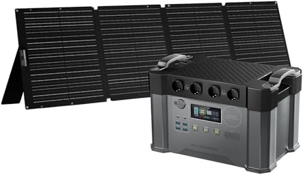 ALLPOWERS 2400W Estación de energía portátil S2000 Pro Paneles solares 200W | batería portátil LiFePo4 de 1451Wh generador solar de salida de CA 4x2400W con MPPT y SAI＜15ms