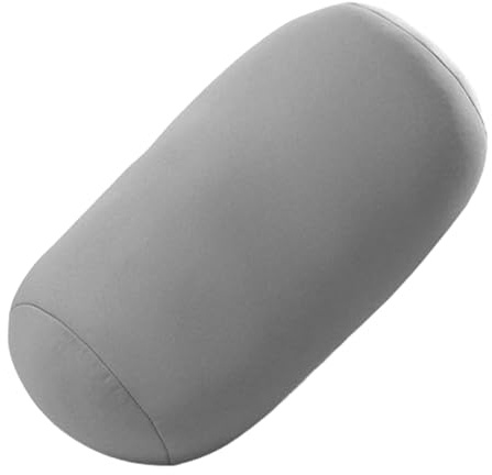 Vgvgaj 30x16x16cm Oreiller Cervical Rond Coussin De Voyage Rond Oreiller Cylindrique Coussin en Rouleau De Mousse pour Le Cou Bonnet De Voyage pour Le Yoga Facile