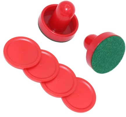 ECVGHD Air Hockey Pusher med 4 puckar hem standard lufthockey paddel och pucker