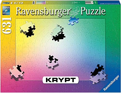 Ravensburger Puzzle 16885 - Krypt Puzzle Gradient - Schweres Puzzle für Erwachsene und Kinder ab 14 Jahren, mit 631 Teilen