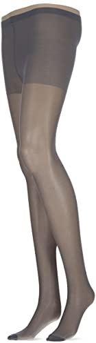 Nur Die Seidenfein 15 DEN Große Größen Fein-Strumpfhose seidig glänzende Optik Komfortbund Nylon Femme, gris, XL