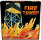 Goliath Games Fire Tower Age 10+: Fight Fire with Fire | Can you be the Last Tower Standing? | Strategy Board Games for Adults | For 2-4 Players | Ages 13+, Black