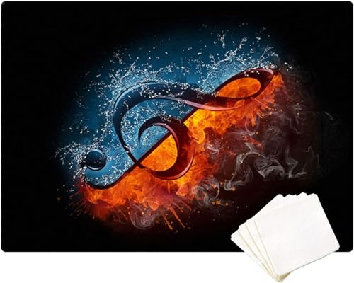 Aorom Drum Rug Drum Mat Drum Mat Soundproof Mat for Electronic Drum Kits Bass Drum Snare Drum Etc, Rectangular Non-Slip Drum Mat-J||140CM×120CM