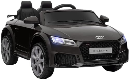 HOMCOM Kinder Elektroauto 12V Kinderauto mit 2,4 G Fernbedienung Schwarz