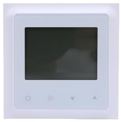 Keenso Thermostat Intelligent, Thermostat Numérique, Programmable Intelligent avec une Technologie de Capteur Précise, un Contrôle WiFi et une Conception de la Couleur des Couleurs pour un Contrôle