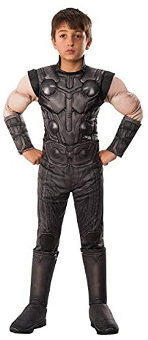 Rubie's Offizielles Avengers Infinity Wars Thor, Deluxe-Kinderkostüm, Größe L, Alter 8–10, Höhe 147 cm