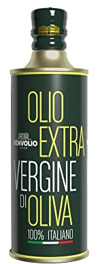 BENVOLIO 1938 Olivenöl Extra Vergine - 500 ml - Kaltgepresst 100% Italienisches Olivenöl - Unverwechselbarer Geschmack Metallflasche Extra Virgin Olive Oil Olivenöl Nativ Extra Olio Extravergine Oliva