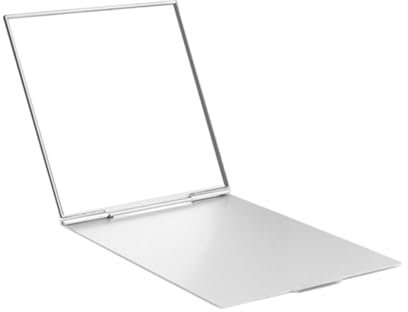 Lamkrtlp Reisespiegel Taschenspiegel Klein Kosmetikspiegel Schminkspiegel Mehrzweck Spiegel Handspiegel klappbar Ultradünn und Langlebig Spiegel Geeignet für Reisen, Camping und Make-up (6X7cm)