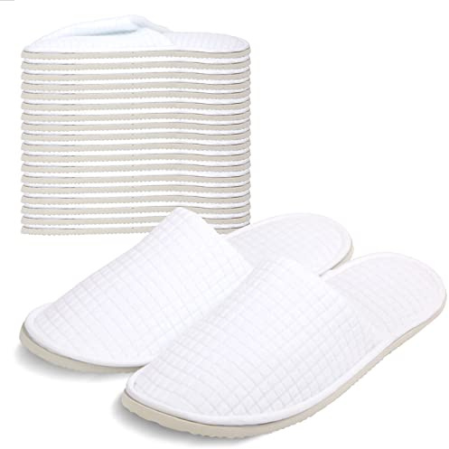 Anmerl 10 Paia Pantofole Monouso per Hotel All'Ingrosso Slippers Ospiti per Spa, Matrimoni, Viaggi, Taglia Universale, Antiscivolo, Lavabili e confezionate singolarmente