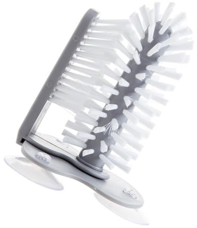 Healeved 1pc Detachable Sucker Cup Brush Glass Washer Clean Tool Wall Table Suction