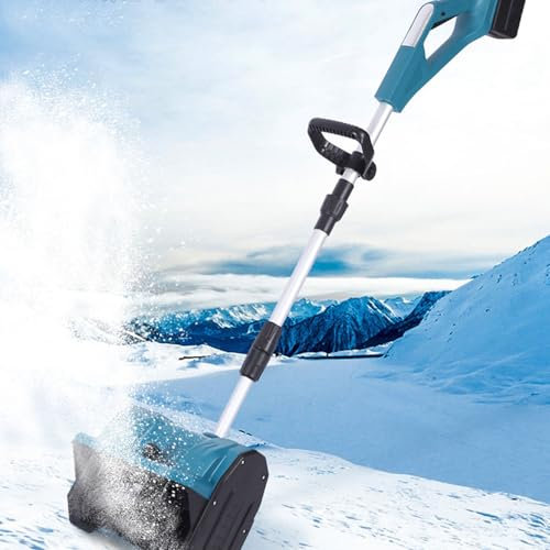 Pelle à Neige Alimentée par Batterie, Déneigement Efficace, Largeur de 12,5 Pouces, Profondeur de 6,3 Pouces, Distance de Lancement de 26 Pieds, Conception Ergonomique, Légère et