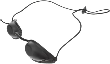TOYZFRIENDY Cache-œil Pour Lumière Ipl Protection Oculaire Uv Et Lunettes De Sécurité Pour Thérapie Par Lumière Pulsée Noir