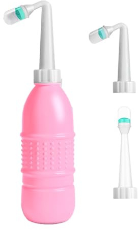 Doucheflaskor för kvinnor – manuell 400ml LDPE EVA feminin tvättflaska | Vaginal Douche Cleaner Device | Gynekologiskt sköljverktyg efter förlossningen, tillbehör för tvätt av analt rumpa, återanvän