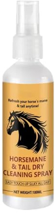 Generisch Spray per criniera setosa, per , spray leggero da 100 ml con azione, formula liquida nutriente per la cura dei capelli, soluzione facile da spazzolare, uso stabile
