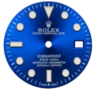 ROUHO Esfera Reloj Acero Inoxidable 8215 Movimiento Automático Accesorio Modificación Cara Reloj Metálica 29mm Brillante Fecha Reemplazo para Rolex Submariner