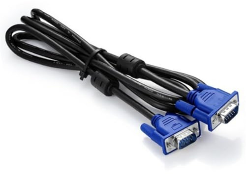 Nucelit Klar VGA-kabel datorer bildskärmar hane till hane sladd för datorskärmar HDTV-projektorkabel 150 cm