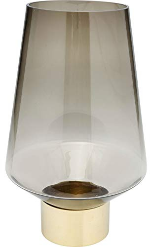 Kare Design Vase Noble, Braun, Höhe 40cm, Wasserfest, Mundgeblasen, Glas, Dekoration, Accessoires