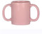 HealthGoodsin - Taza de cerámica con dos asas para ayudar a los temblores | Taza de doble asa sin BPA para un agarre seguro | 11.83 onzas líquidas Oz. (350 ml), Rosado