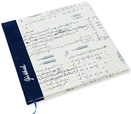 libralides - Handgemachtes Gästebuch „Scriptum“ 22x22cm 100 Creme-Weiße Seiten Blanko Buch Gästebücher mit Lesezeichen für Hochzeit, Ferienwohnung, Partys, Geburtstag für Gäste zum selbstreinschreiben