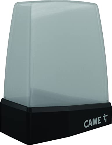 LED-Blinkleuchte CAME KRX mit Stromversorgung von 24V AC/DC bis 230V AC mit integrierter Doppelantenne Kuppel weiß KRX1FXSO 806LA-0020