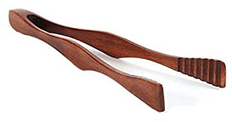 Pinces De Cuisson 1pc Pinces À Nourriture en Bois Ustensiles De Cuisine Pince À Épiler BBQ Outils De Cuisine Buffet Anti Chaleur Pince À Pain Pince À Pâtisserie Pinces À Barbecue