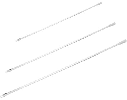 PRETYZOOM 3St Jalousiestange blinder blinde Ersatzstange jalousien zubehör fensterladen beschläge vertikale Jalousie-Zugstange Reparatur von Vertikaljalousien Spurstange