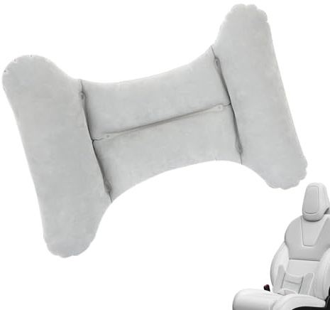 Cuscino lombare gonfiabile, per viaggi, cuscino lombare gonfiabile, cuscino lombare da viaggio, cuscino leggero per la schiena, supporto ergonomico per sedile, auto e aereo