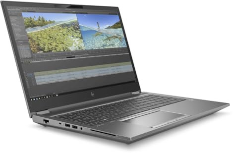 HP ZBook Fury 15 G7 15,6 Zoll 1920x1080 Full HD Intel Core i7 10850H 512GB SSD Festplatte 32GB Speicher Windows 11 Pro Fingerprint Nvidia Quadro T1000 Notebook Laptop (Generalüberholt)