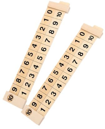 GLSTOY 2stücke Mathematik Lernlineal Wissenschaftliches Design Holz-arithmetik Ruler Für Intelligentes Lernen Addition Und Subtraktion Für Junge Mädchen Lernspielzeug Für