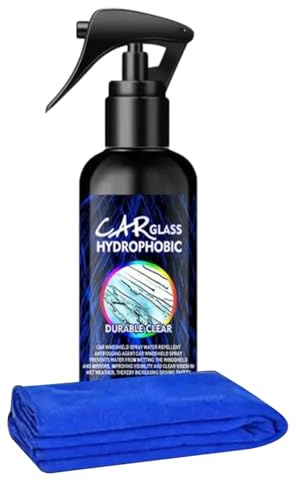 Limpiador De Película De Grasa Para Ventanas De Coche, Spray Revestimiento Parabrisas 10cl, Accesorios Limpieza para Pulir Lunetas Neumáticos Faros Retrovisores Caravanas Motocicletas Embarcaciones Ex