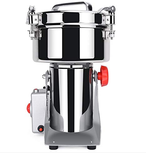 700g Electric Grain Grinder Mill – High Speed Stainless Steel Flour Mill with Superfine Grinding | Commercial Herb Spice Grinder for Dry Grains, Seeds, Coffee, Herbs