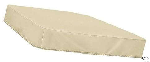 NEIQIUWING Cubierta para caja de arena de jardín al aire libre Beige 190T 120 x 120 x 20 cm 150 x 150 x 20 cm 180 x 180 x 20 cm para casa y jardín