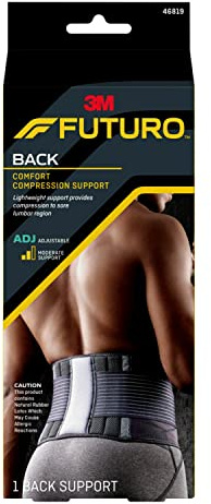 Futuro 46819ENR Comfort Compression Back Support, Adjustable