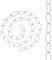 Heavy Duty Metal Chain for Vintage Chandelier Suspended Ceiling Pendant Hanging Lamps (White)