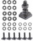 T-Slot Bolts for Thule, Yakima Roof Rack Cross Bars, Platform, Cargo Basket, Stainless Square T-Piece Bolt Adapter, Solar Panel, Tarp, M6x35mm