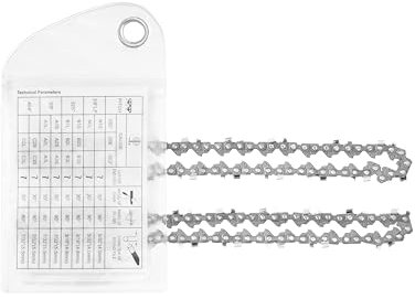 KIESBOHR Sägekette 1/4 37 Antriebsglieder,Kompatibel mit KIESBOHR CSE001 6-Zoll Kettensäge (2 Stück)