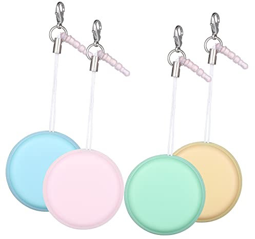 UPKOCH 4stücke Macaron-bildschirmreiniger Kreative Handy-bildschirmtücher Dekorativer Anhängerreiniger Für Telefon Tablet Und Computerbildschirme