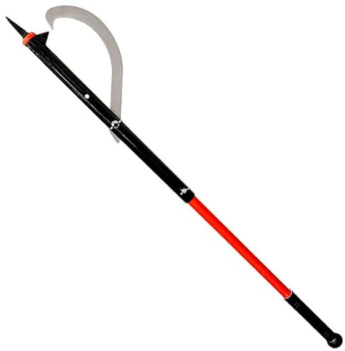 FORESTER Heavy Duty Log Peavey 55 - Cant Hook for Logs | Logging Tools and Equipment | Forged Steel Log Roller | Log Lifter Tool | Peavey Logging Tool