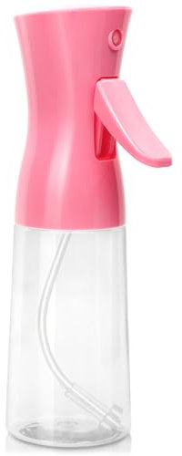Apidgrowth Spray Bottle,Fine Mist Spray for Hair,Ultra-Fine Continuous Spray Bottle for Skincare,Plant Care,Pet Grooming,Cleaning, Refillable Spray Container,Christmas Gift (1Pcs Light Pink 6.8oz)