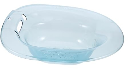 TOVINANNA Bidet-Toilettenschüssel toilettenbecken Sitzbadebecken für die Wochenbettpflege Sitzbad für die Wochenbettpflege -Sitzbadbecken WC-Sitz-Badewanne das Haustier Blue