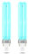 BrightArk 9W G23 PLS Ersatz UV-Lampe 2Pack UV-Lampen Lampe Ultraviolett Sterilisator Licht für Teich UVC-Klärer und UV-C Teichfilter